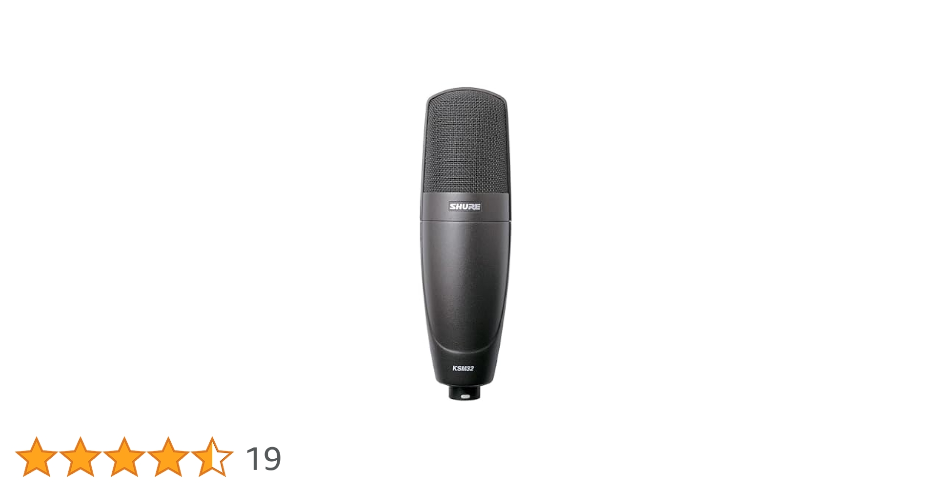 Amazon | SHURE コンデンサーマイク ボーカル用 楽器用 KSM32/CG